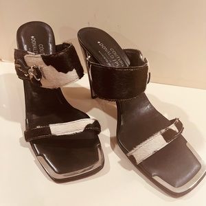 Donald J.Pliner Couture Cow Pumps Size 9.5 M made in the Mountains of Italy